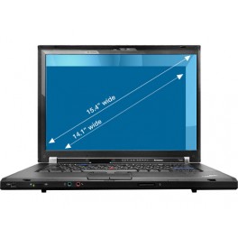 Portable Lenovo Thinkpad R500 - Intel Core 2 Duo P8400 2.26Ghz - 2.0Ghz - 4Go DDR3 - 160GO - Graveur DVD/CD - 15.4" - Win 7 Pro