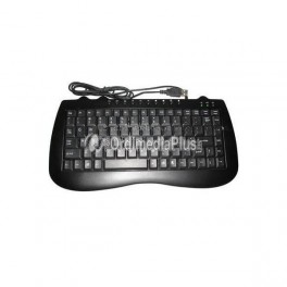 MINI CLAVIER MULTIMÉDIA USB NOIR