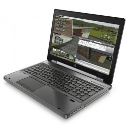 Portable HP Elitebook 8570w Workstation Core i7 3620QM - 2.6Ghz - 8Go DDR3 - 120GO SSD - DVDRW - 15.6" - Webcam -  Win 7 Pro