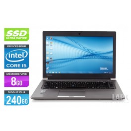 Portable Ultrabook Toshiba Tecra Z40-B Intel Core i5-5200U 2.2Ghz - 8Go DDR3 - 240 GB SSD - 14.1'' - Webcam - HDMI - Win 10 pro