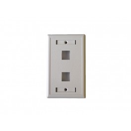 2 Ports Wall Plate