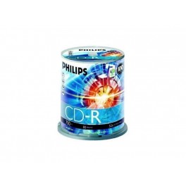Philips 52x CD-R, 100 pcs/pk