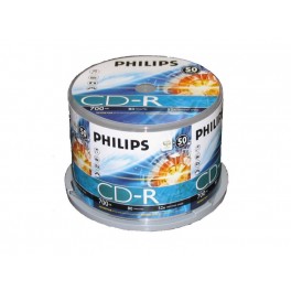 Philips 52x CD-R, 50 pcs/pk
