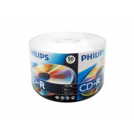 CD-R PHILIPS BRANDED WITH LOGO 50 PCS (CR7D5SY50/97)