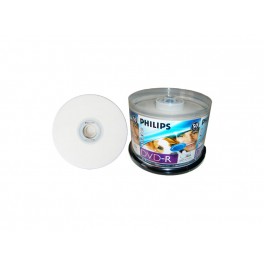 Philips Printable 52x CD-R, 50 pcs/pk