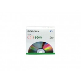 Memorex mini CD-RW, 5 pcs/pk