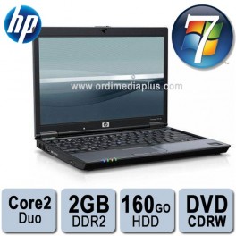 Portable HP 8510p Core 2 Duo 2.5Ghz - Mem 4Go - 250Go - DVDRW - 15.4'' TFT - Windows 7 Familial - NOTEBOOK
