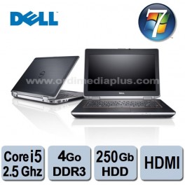 Dell Latitude E6420 Intel Core I5-2620m - 2.5Ghz - 4Go DDR3 - 250GO - HDMI - 14.1" - Win 7 Pro