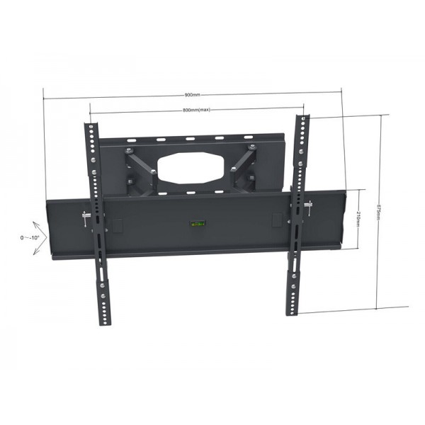 SUPPORT MURAL TV 32 À 65'' Pivotant 180 degrés, SPPEDEX MA5073